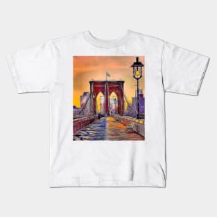 Brooklyn Bridge by Bellino Kids T-Shirt